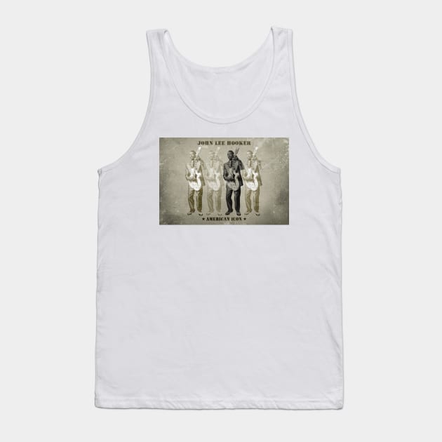 John Lee Hooker - American Icon Tank Top by PLAYDIGITAL2020